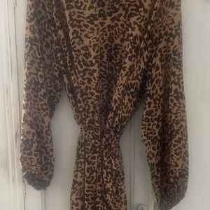 Leopard print dress 2x